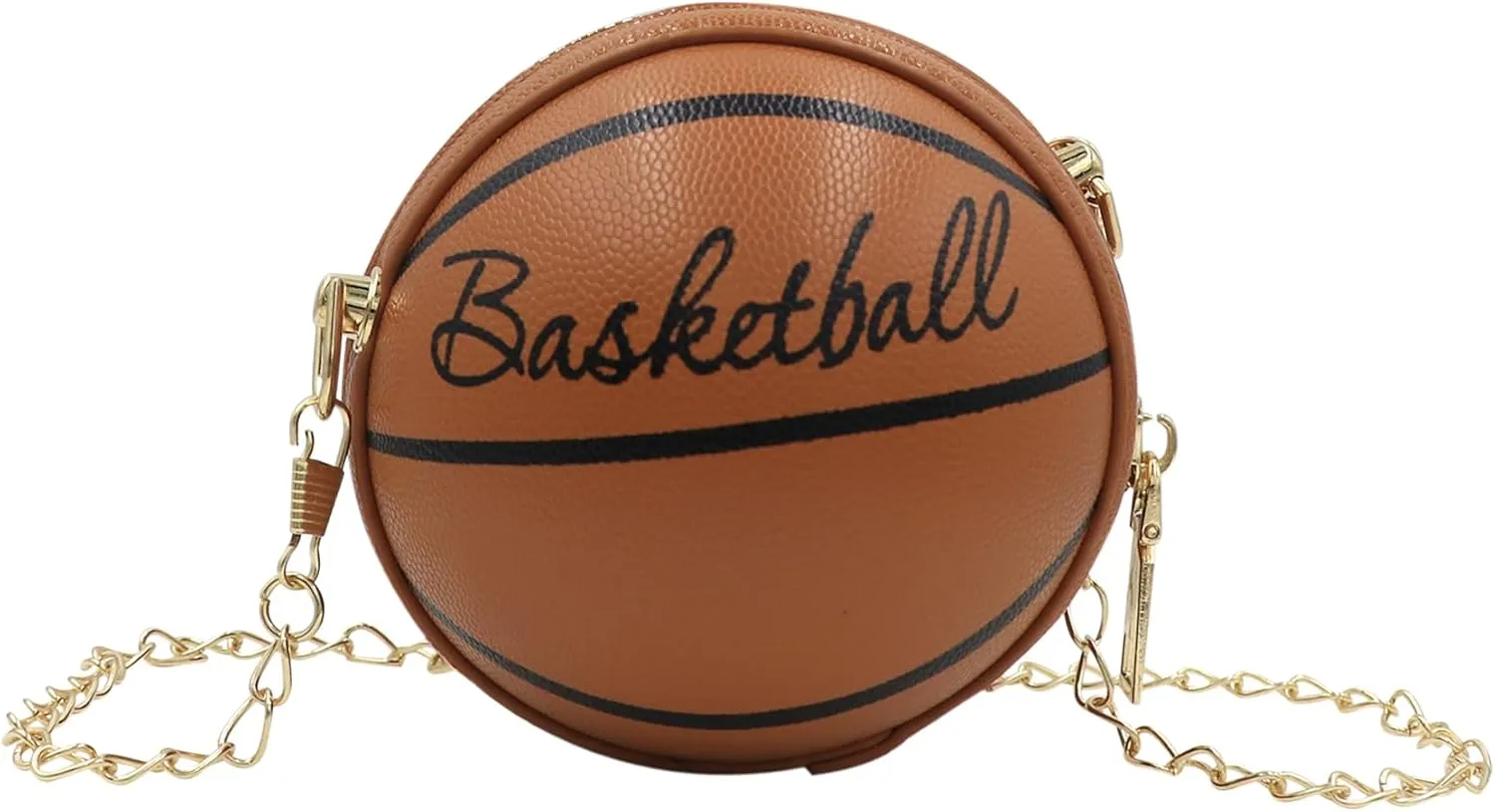 Little Girls' Basketball Letter Crossbody Mini Round Ball Shoulder Bag