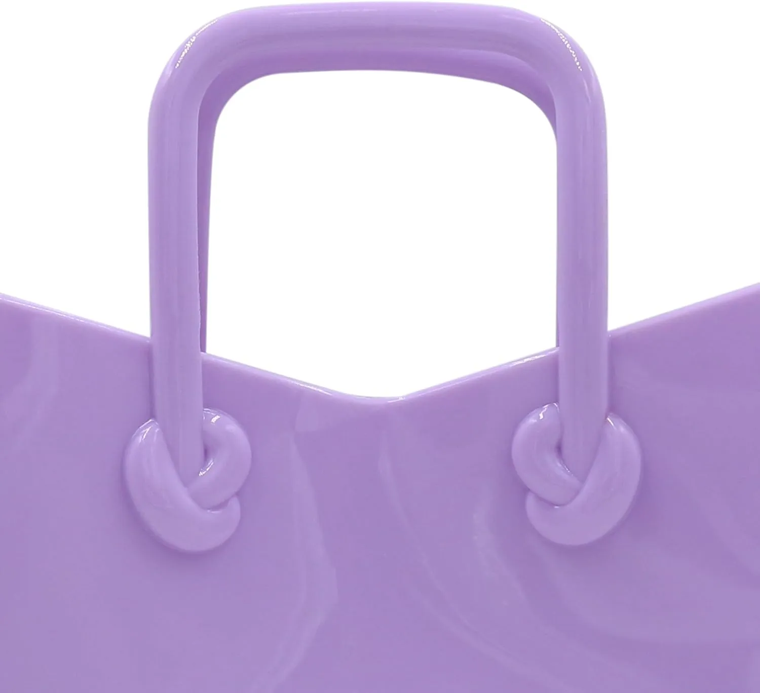 Little Girls Candy Color Handbag Mini Pink Jelly Purse Jelly Shoulder Bag Crossbody Purse Chain Strap(Mini Size)