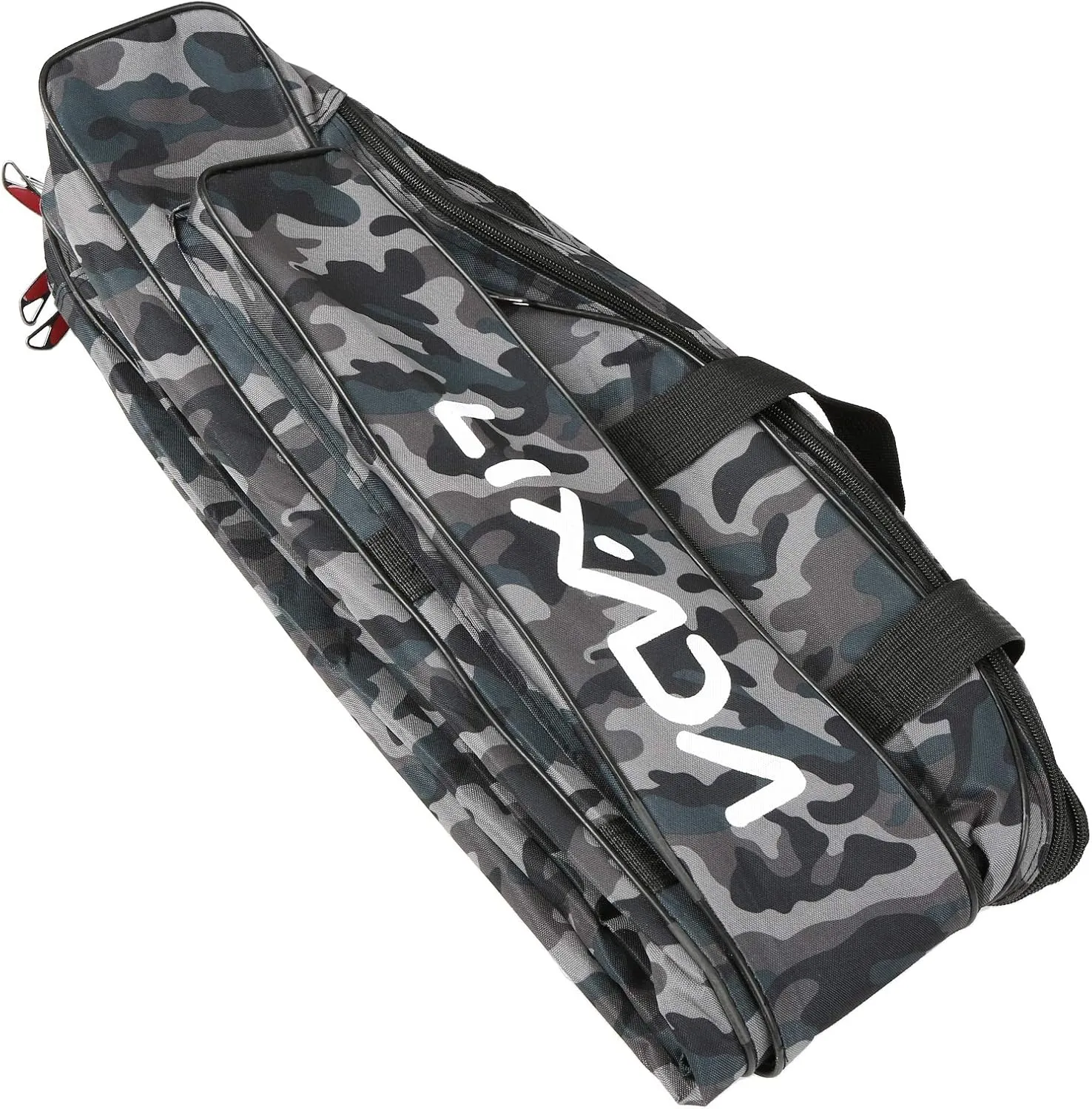 Lixada Fishing Rod Case - 3 Layers Oxford Bag, Portable Folding Carrier for Rods and Reels, Tackle Storage Travel Bag, 90cm/120cm/150cm Optional