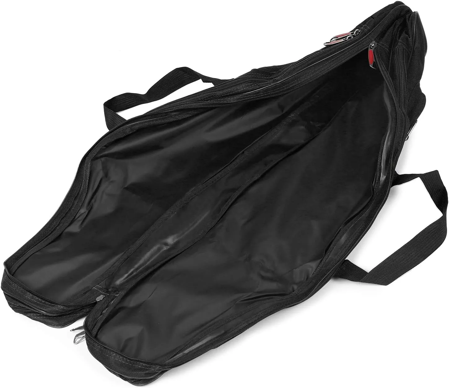Lixada Fishing Rod Case - 3 Layers Oxford Bag, Portable Folding Carrier for Rods and Reels, Tackle Storage Travel Bag, 90cm/120cm/150cm Optional
