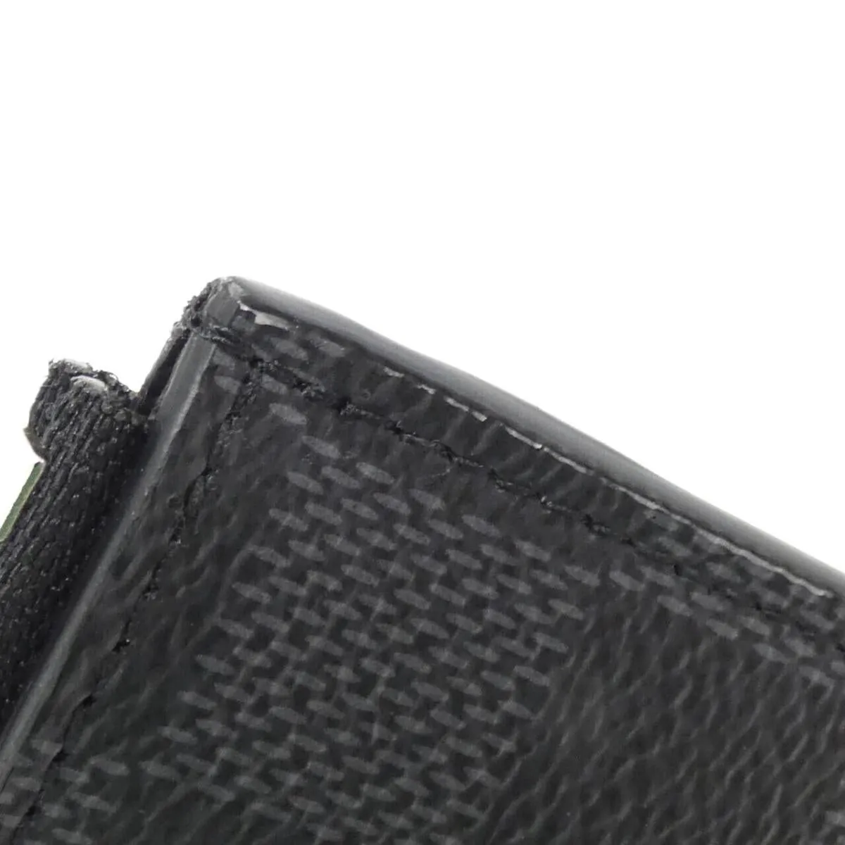 Louis Vuitton Damier Graphite Coin Card Her N64038 Coin & Card Case