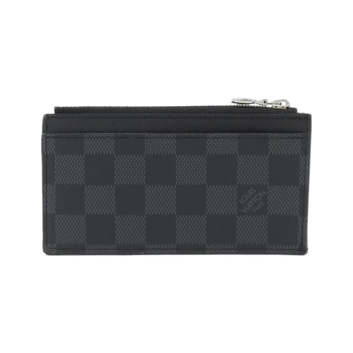 Louis Vuitton Damier Graphite Coin Card Her N64038 Coin & Card Case