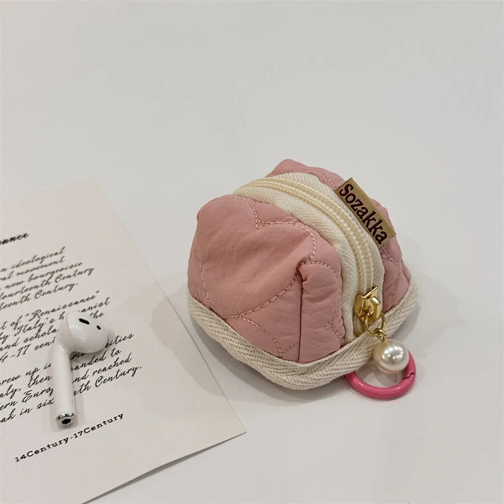 Lovely Heart-shaped Soft Applicable Protective Cover Cosmetic Bags