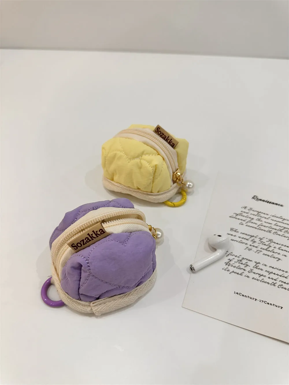 Lovely Heart-shaped Soft Applicable Protective Cover Cosmetic Bags
