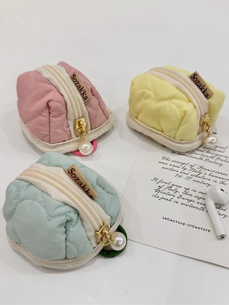 Lovely Heart-shaped Soft Applicable Protective Cover Cosmetic Bags