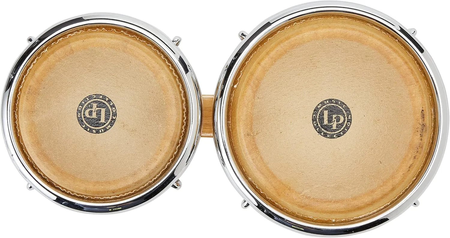 LPM199-AW LPMC Mini Tunable Natural Wood Bongos