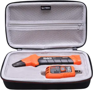 LTGEM EVA Hard Case Compatible with Klein Tools ET310 AC Circuit Breaker Finder Integrated GFCI Outlet Tester, Circuit Breaker Kits, Home Tester Kit Bag(Case Only)