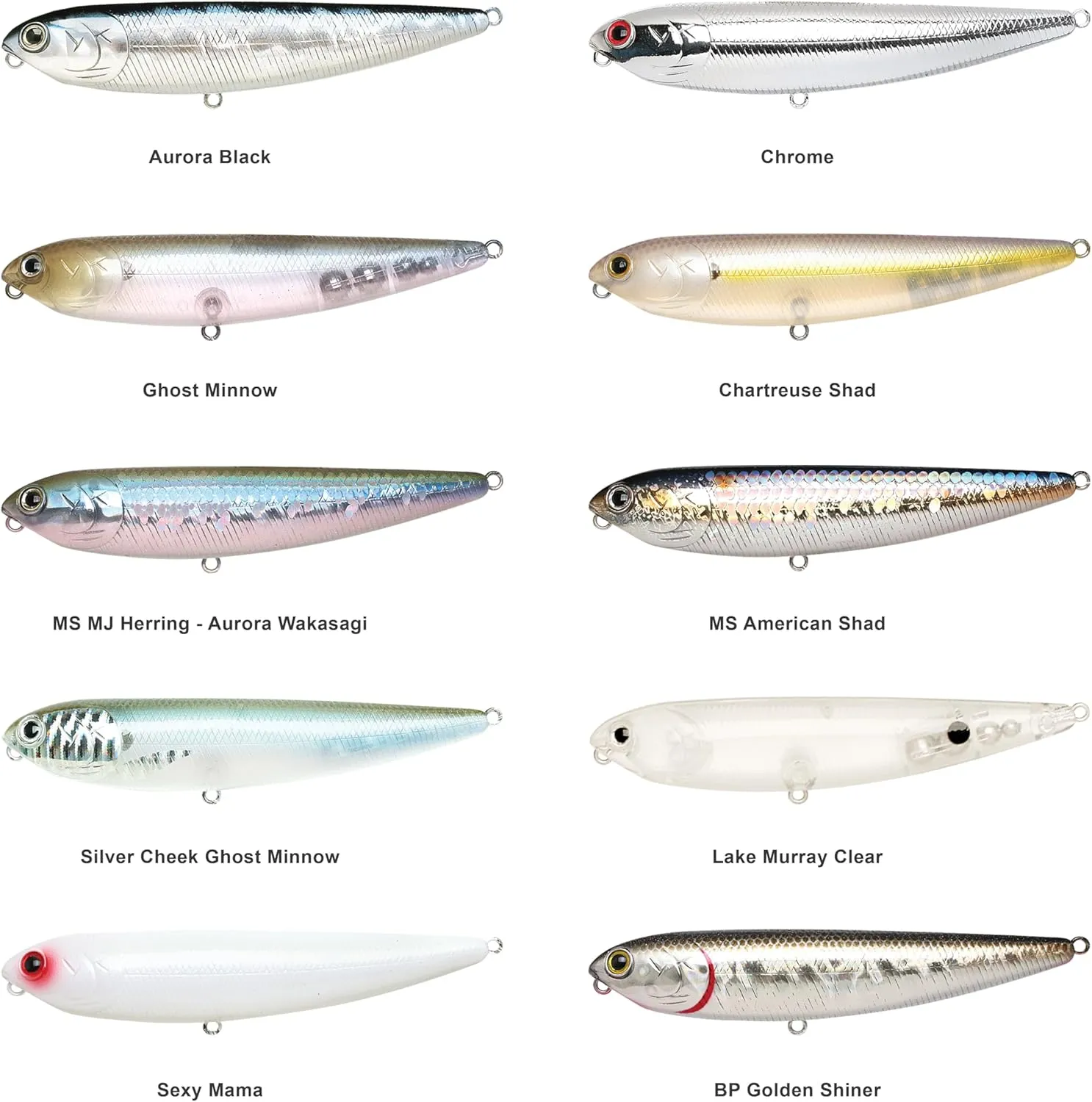 LUCKY CRAFT Sammy 100, Freshwater Lake Bass Fishing Lure, Topwater, Smallmouth, Floating, Perfect Walking The Dog, Fishing Gear, Fishing Accessories, Fishing Tackle
