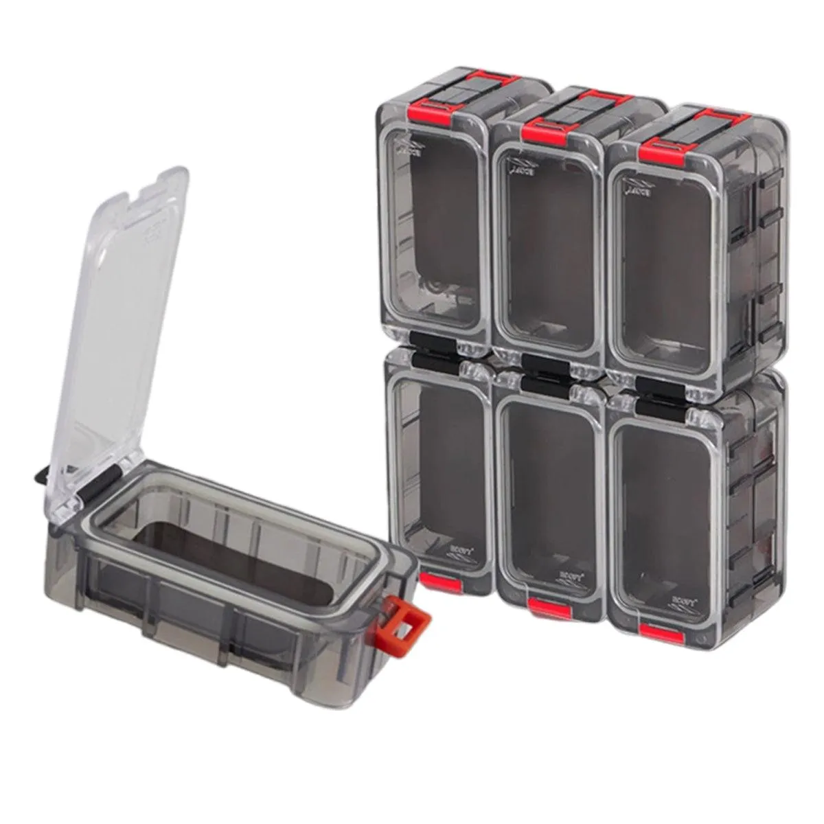 Luminous Fishing Accessory Box Multi Compartment Hook Storage Tackle Case