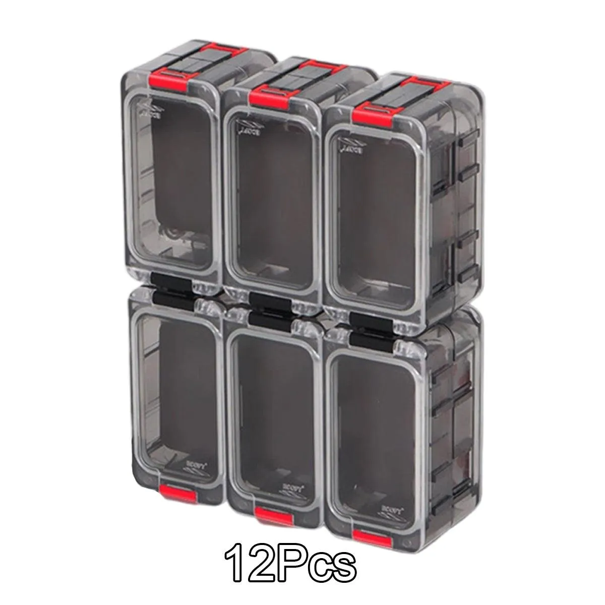 Luminous Fishing Accessory Box Multi Compartment Hook Storage Tackle Case