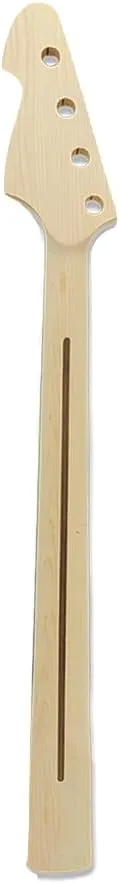 Maple Bass Guitar Neck Precision Bass/Jazz Bass Neck Maple/Rosewood Fretboard Bolt On Finished/Unfinished Bass Neck Replacement (4 String 22 Fret 34inch 42mm Nut and 65mm Heel)