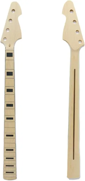 Maple Bass Guitar Neck Precision Bass/Jazz Bass Neck Maple/Rosewood Fretboard Bolt On Finished/Unfinished Bass Neck Replacement (4 String 22 Fret 34inch 42mm Nut and 65mm Heel)