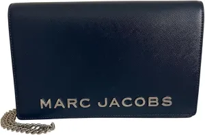 Marc Jacobs Party Wallet on a Chain Crossbody Shoulder Bag (Azure Blue)