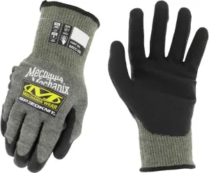 Mechanix Wear: ANSI A9 Cut Resistant Urethane Coated SpeedKnit Work Gloves - Tungsten Construction, Touch Capable, Strong Grip in Dry & Wet Conditions (Gray, Medium)