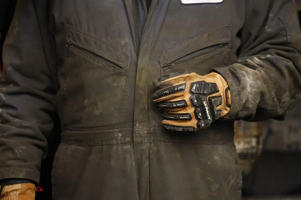Mechanix Wear: Durahide M-Pact Driver F9-360 Leather Work Gloves: All Around A9 Cut Resistance, Abrasion Resistance, Impact Protection (XX-Large, Brown)