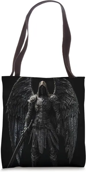 Medieval Angel of Death Miniature Tabletop Solider Model Art Tote Bag