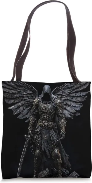 Medieval Angel of Death Miniature Tabletop Solider Model Art Tote Bag