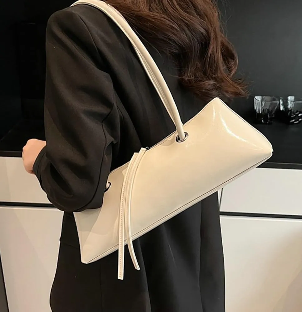 Medium Clutch Shoulder Bag for Women Vintage Bags Trendy Women's Tote Handbag Purse with zipper Closure