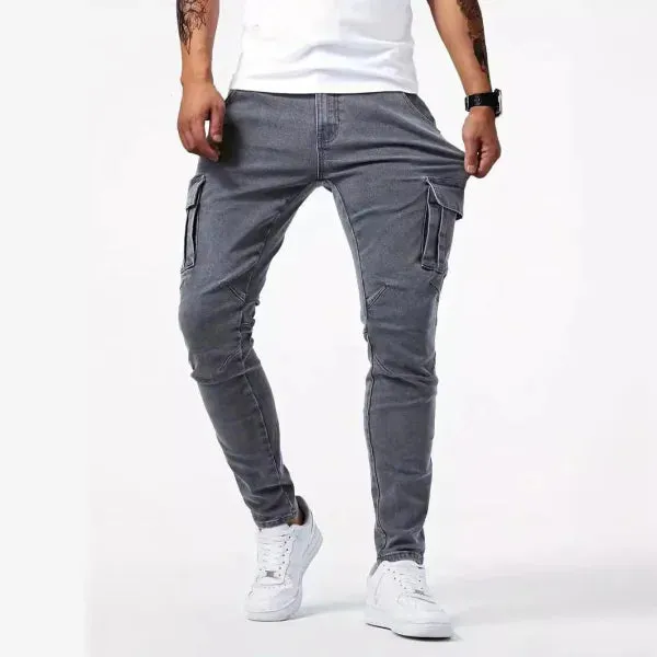 Men’s Casual Multi-Bag Labor Protection Pants for Everyday