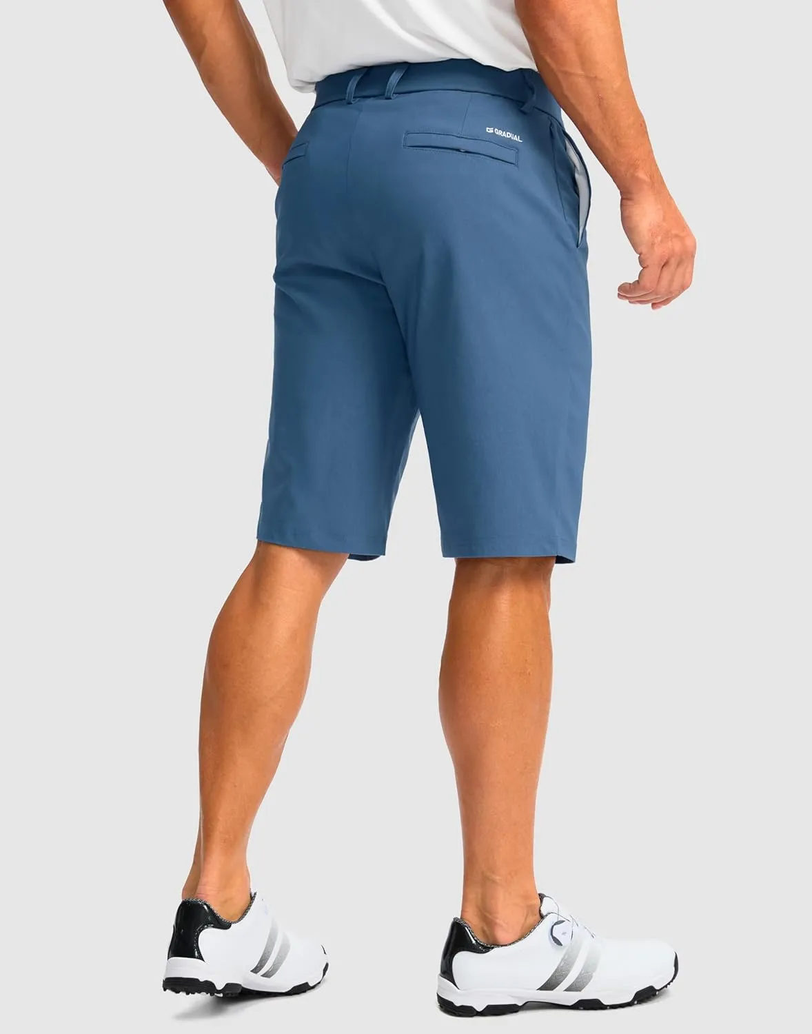 Men's Golf Shorts with 5 Pockets 11" Inseam Stretch Quick Dry Casual Work Dress Shorts for Men