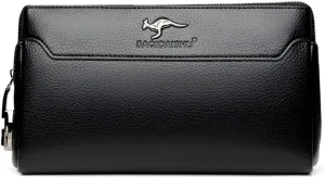 Mens Leather Zipper Clutch Wallet with Combination Lock Large Capacity Wristlet Clutch Bag