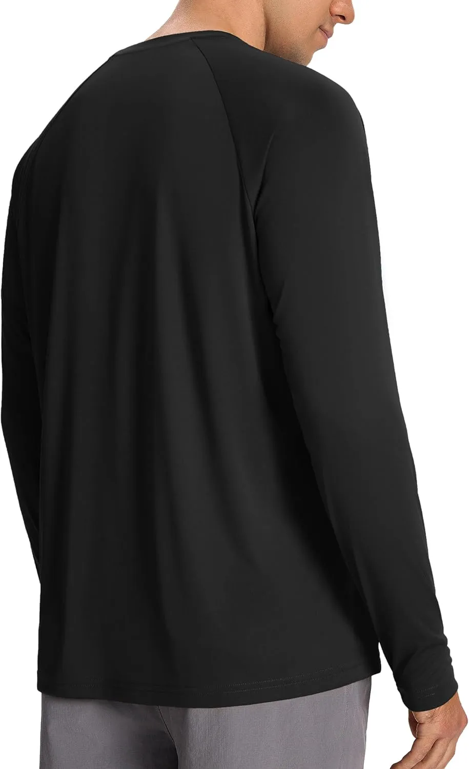 Men’s Sun Protection Shirts UPF 50  Long Sleeve UV Shirt Rash Guard for Men Quick Dry Swim Fishing Beach Athletic