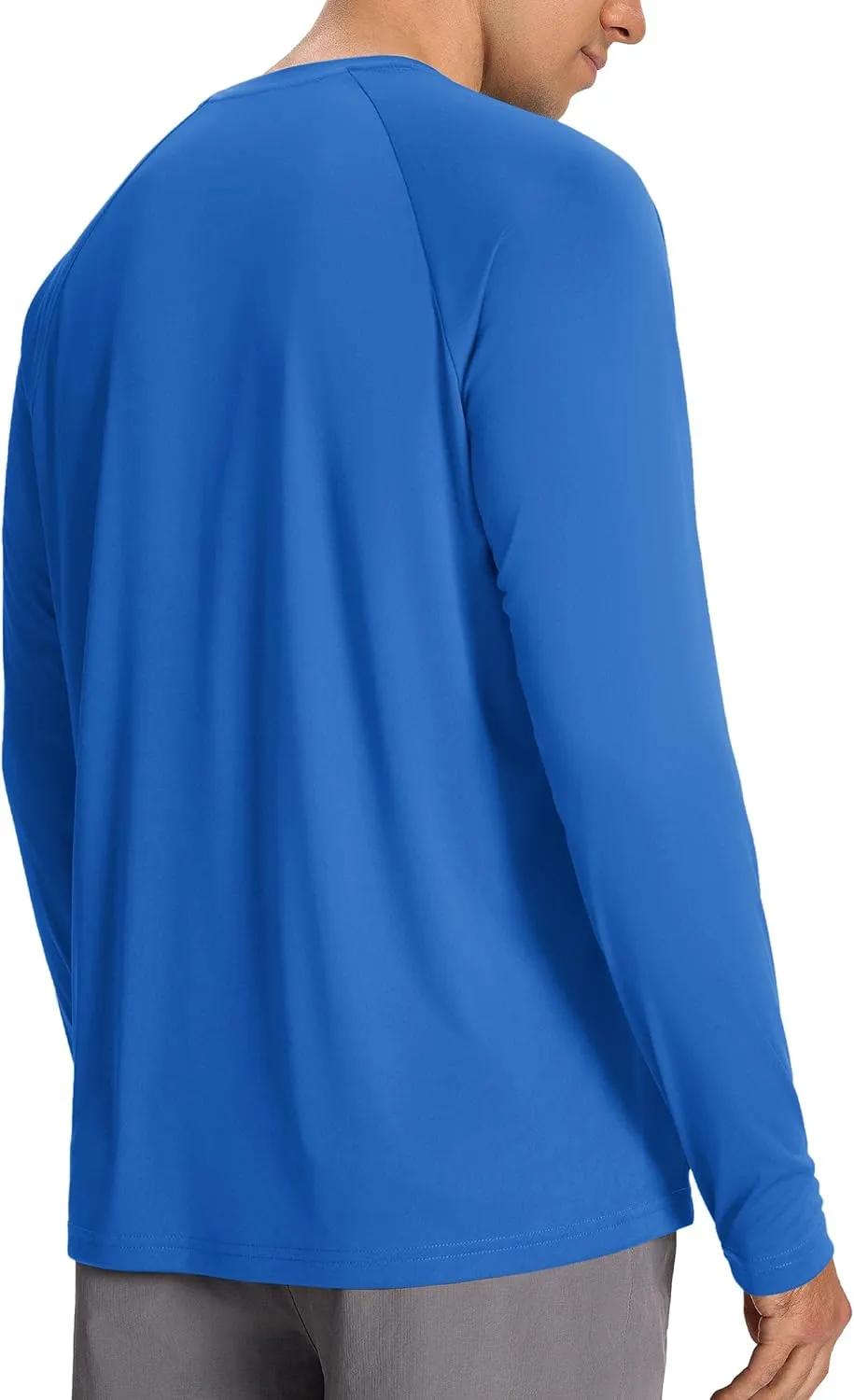 Men’s Sun Protection Shirts UPF 50  Long Sleeve UV Shirt Rash Guard for Men Quick Dry Swim Fishing Beach Athletic