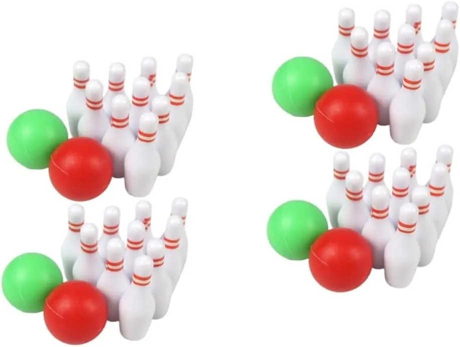 Mini Bowling for Mini House Decor Realistic Bowling Accessories for Creative Play and Unique