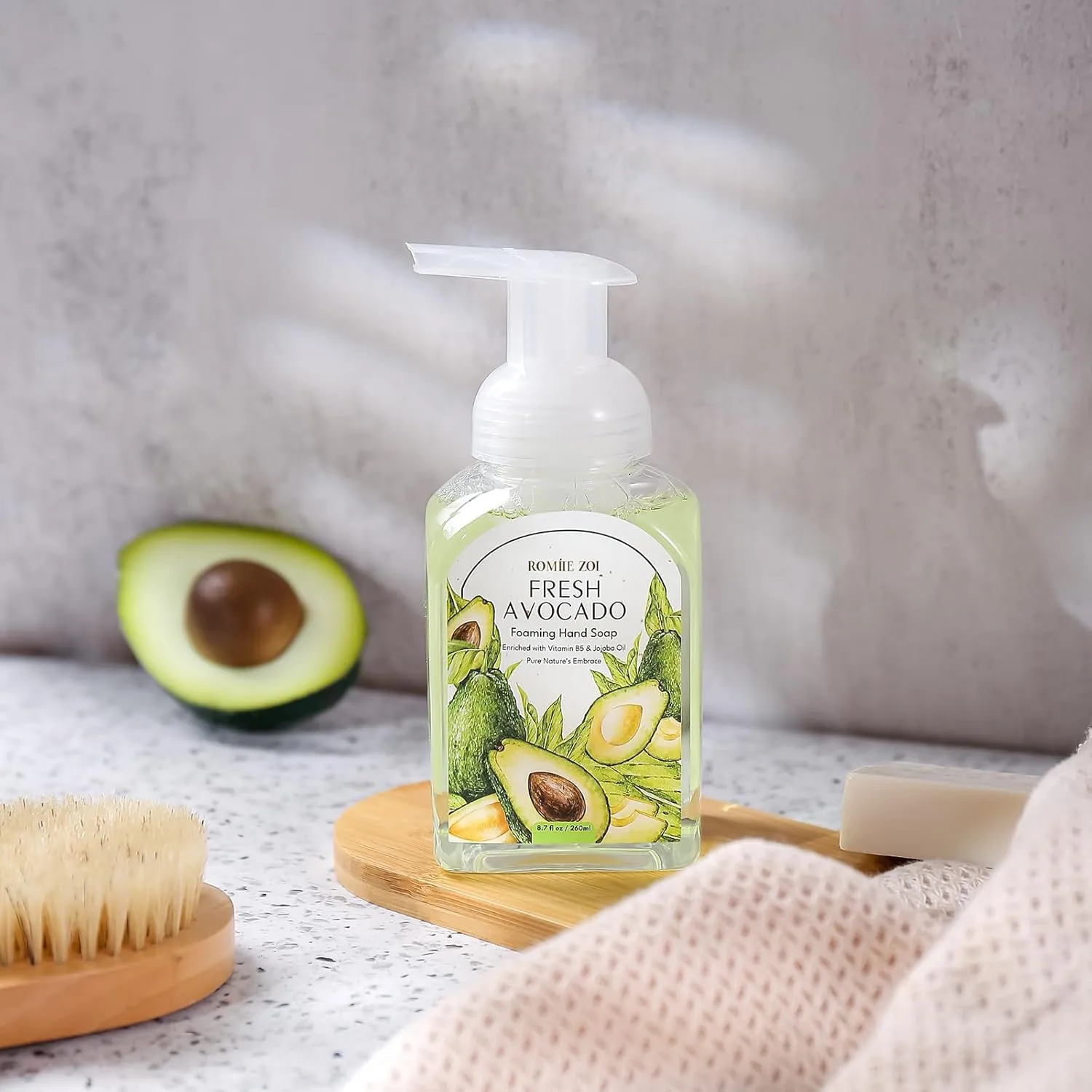 Mini Foaming Hand Soap - Pack of 3 - Avocado, Tuscan Olive, Coconut - 260 ML/ 8.7 FL. OZ Each