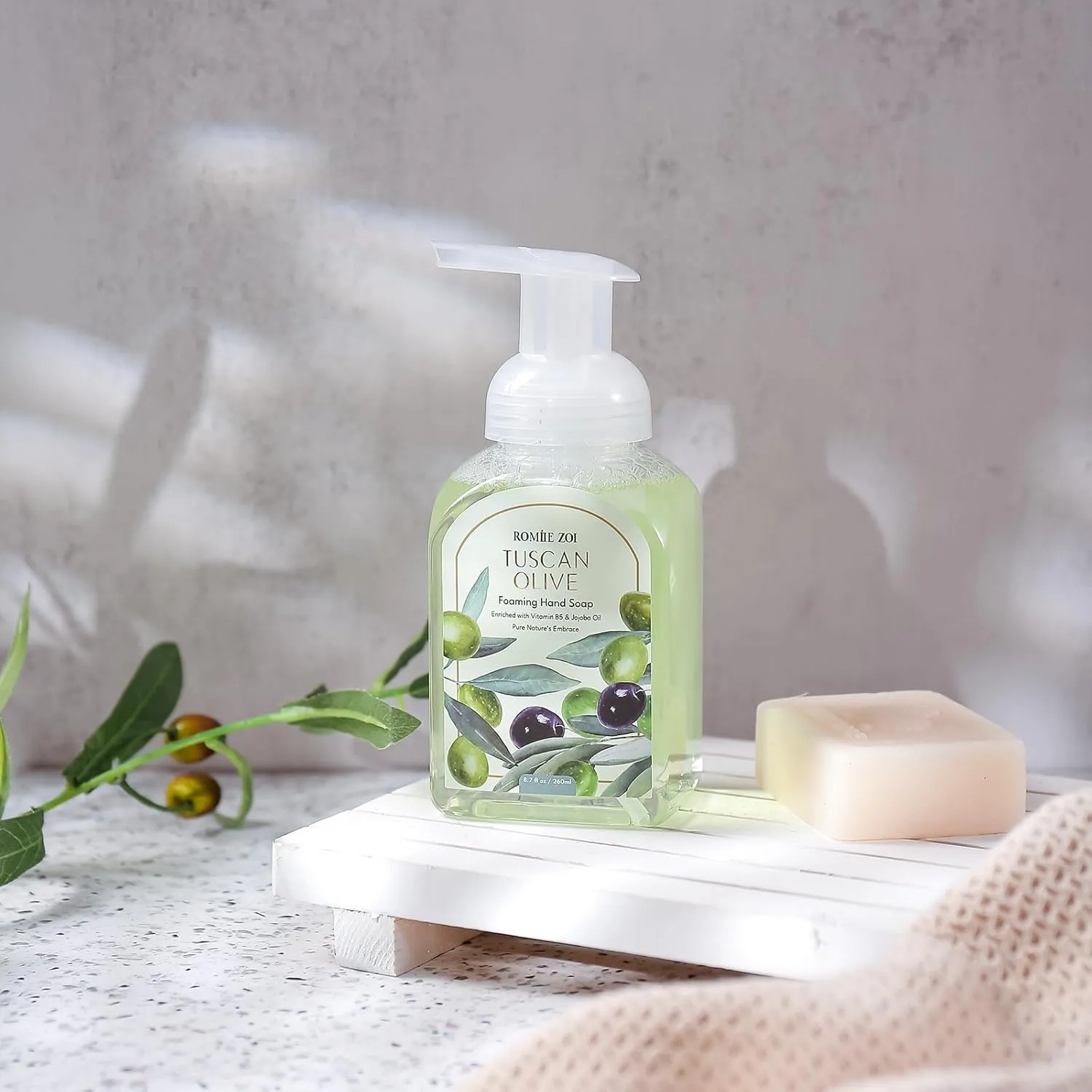 Mini Foaming Hand Soap - Pack of 3 - Avocado, Tuscan Olive, Coconut - 260 ML/ 8.7 FL. OZ Each