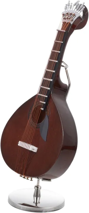 Mini Guitar Decorative Mini Instrument Desktop Model Quality Craftsmanship Unique Design