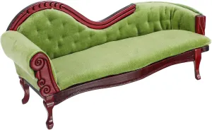 Miniature Dollhouse Long Sofa Model Elegant Color Sofa Figurine for DIY House Decoration Strong and Wear Resistant Furniture Accessory