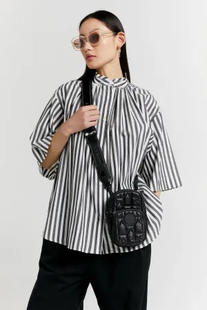Monogram Quilted Mini Bag - Black