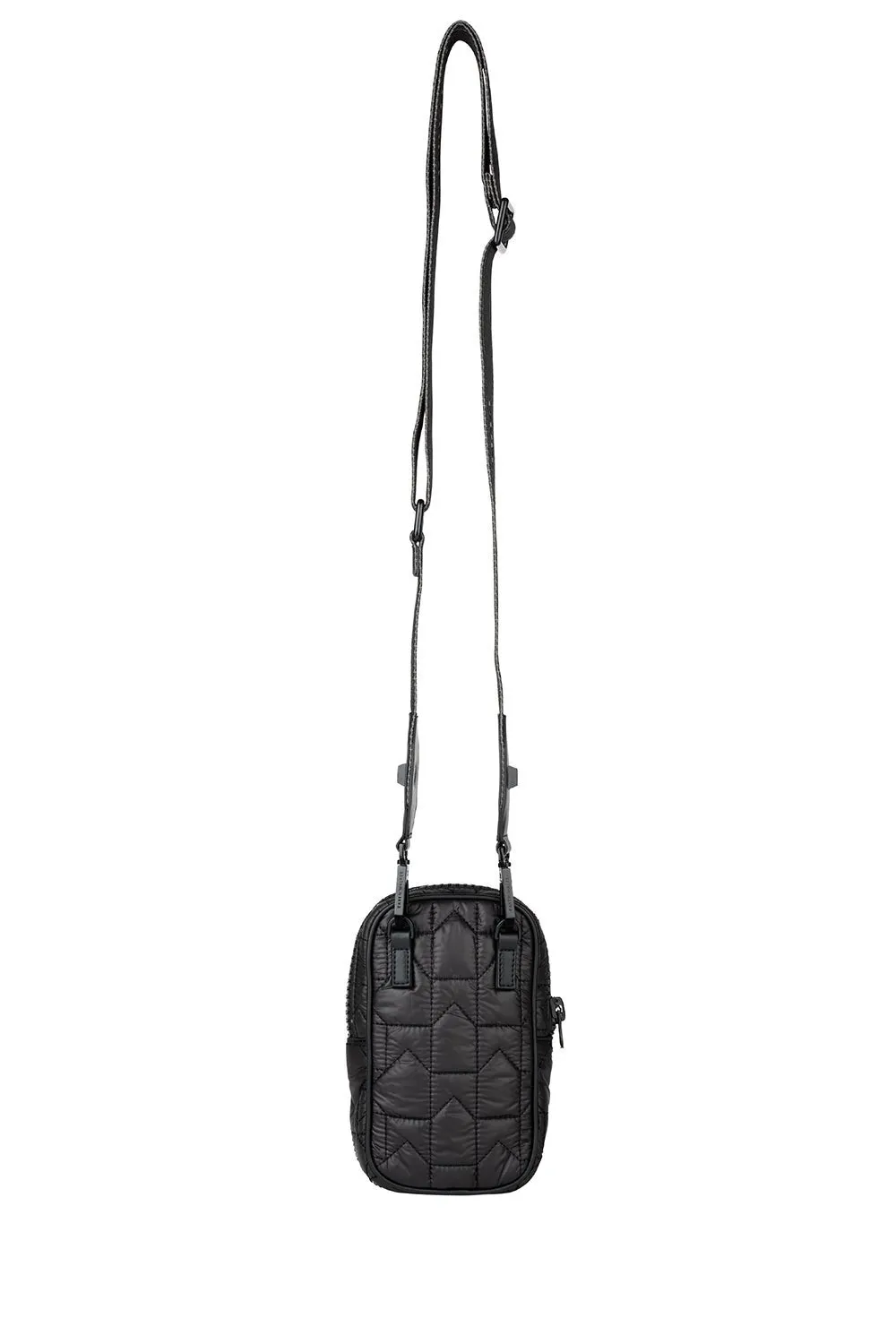 Monogram Quilted Mini Bag - Black