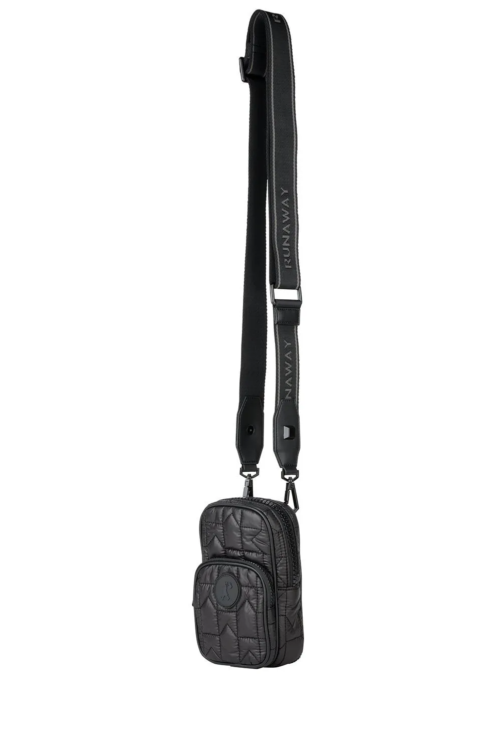 Monogram Quilted Mini Bag - Black