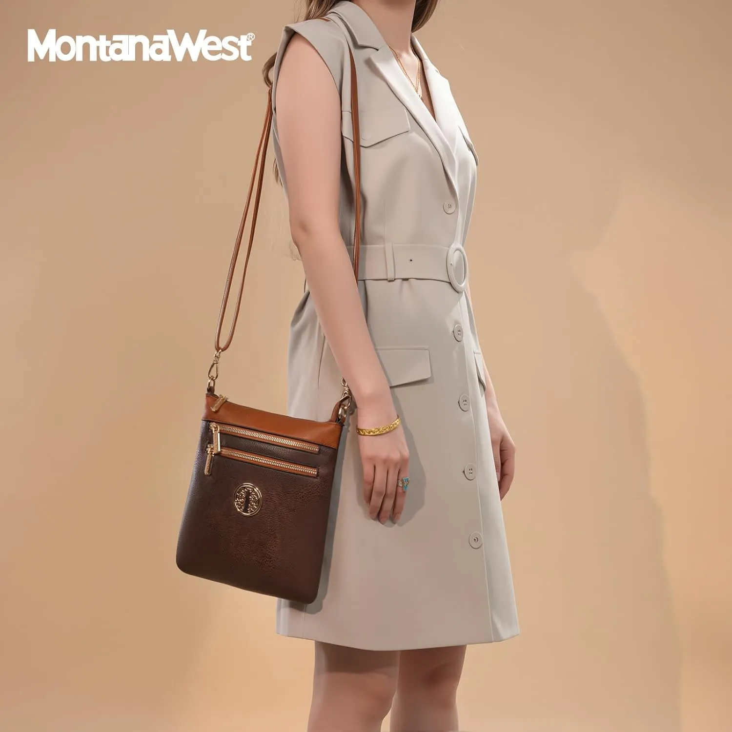 Montana West Crossbody Bags for Women Multi Pocket Cross Body Bag Purses with Adjustable Strap