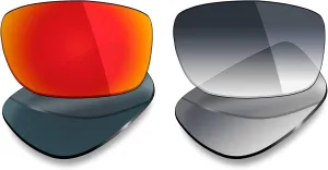 Mryok 2 Pair Polarized Replacement Lenses for Oakley Fives Squared Sunglass - Options