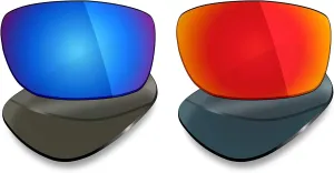 Mryok 2 Pair Polarized Replacement Lenses for Oakley Fives Squared Sunglass - Options