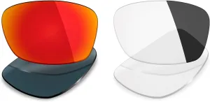 Mryok 2 Pair Polarized Replacement Lenses for Oakley Hijinx Sunglass - Options