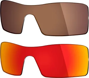 Mryok 2 Pair Polarized Replacement Lenses for Oakley Oil Rig Sunglass - Options