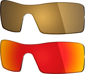 Mryok 2 Pair Polarized Replacement Lenses for Oakley Oil Rig Sunglass - Options