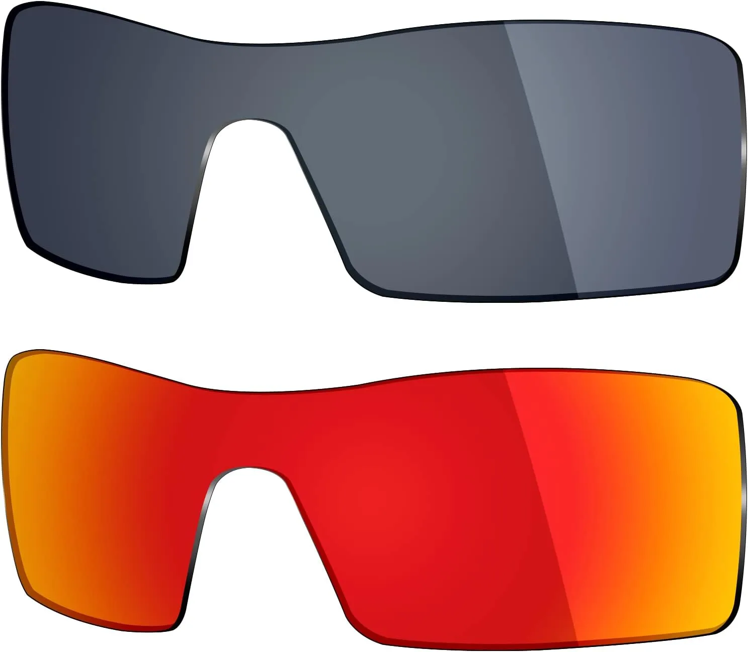 Mryok 2 Pair Polarized Replacement Lenses for Oakley Oil Rig Sunglass - Options