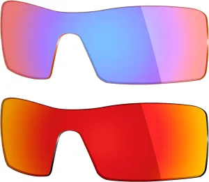 Mryok 2 Pair Polarized Replacement Lenses for Oakley Oil Rig Sunglass - Options