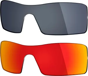 Mryok 2 Pair Polarized Replacement Lenses for Oakley Oil Rig Sunglass - Options