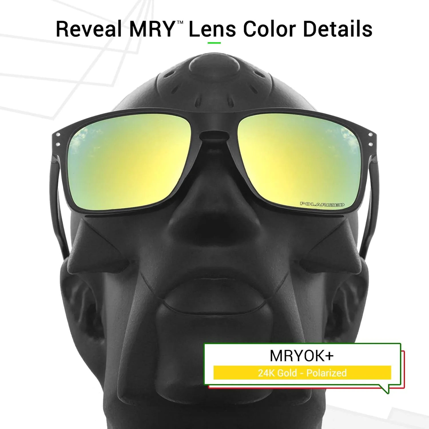 Mryok Replacement Lenses Compatible with Ray-Ban Wayfarer II RB2185 52mm - Options