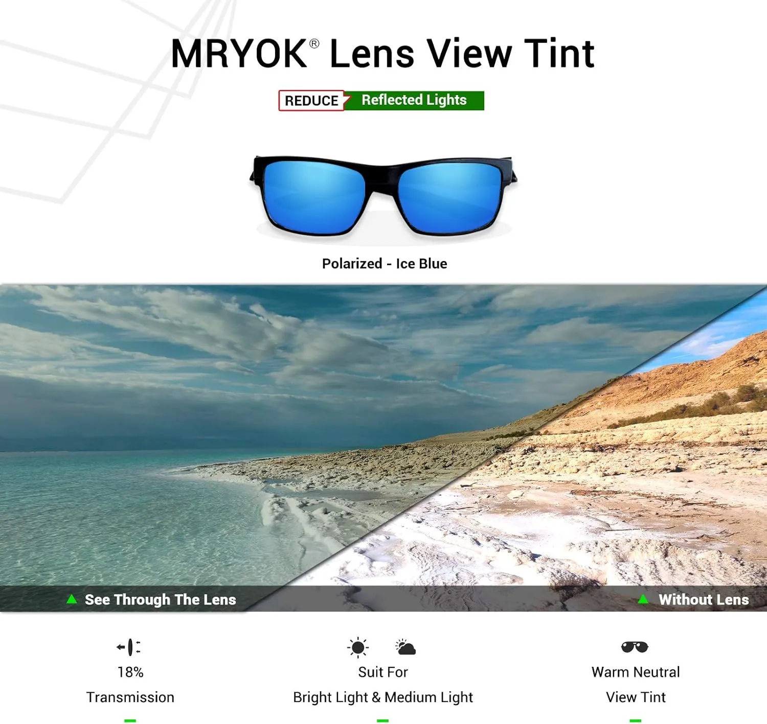 Mryok Replacement Lenses for Oakley Frogskins OO9013 - Options
