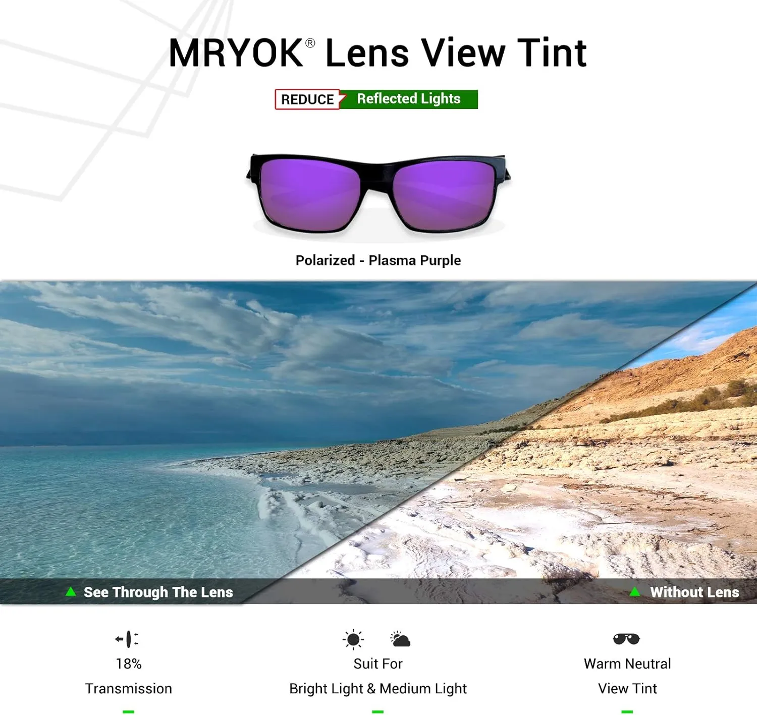 Mryok Replacement Lenses for Oakley Youth Frogskins XS OJ9006 53mm - Options