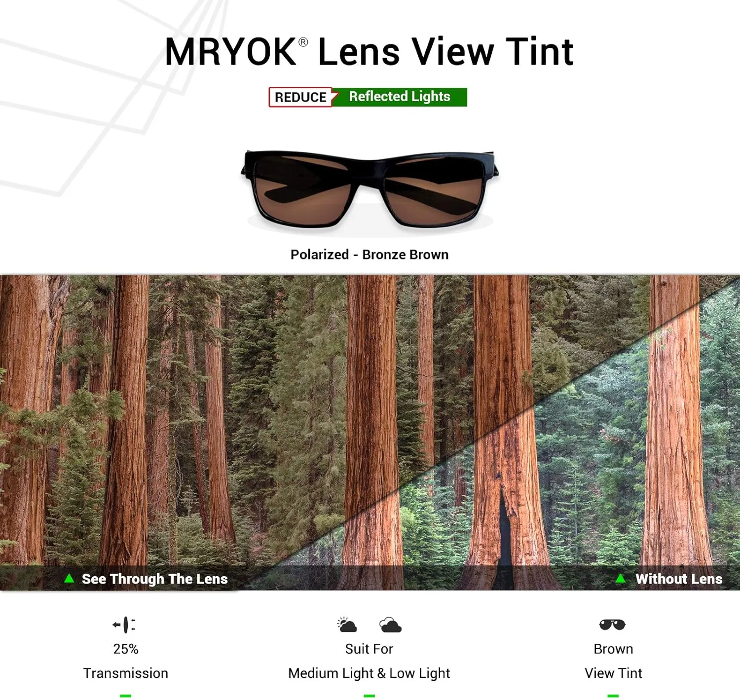 Mryok Replacement Lenses for Wiley X XL-1 Advanced - Options