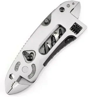 Multi-purpose Wrench Set Pliers Wire Cutter and Spanner Compact Multi Tool for Camping Travel Repair