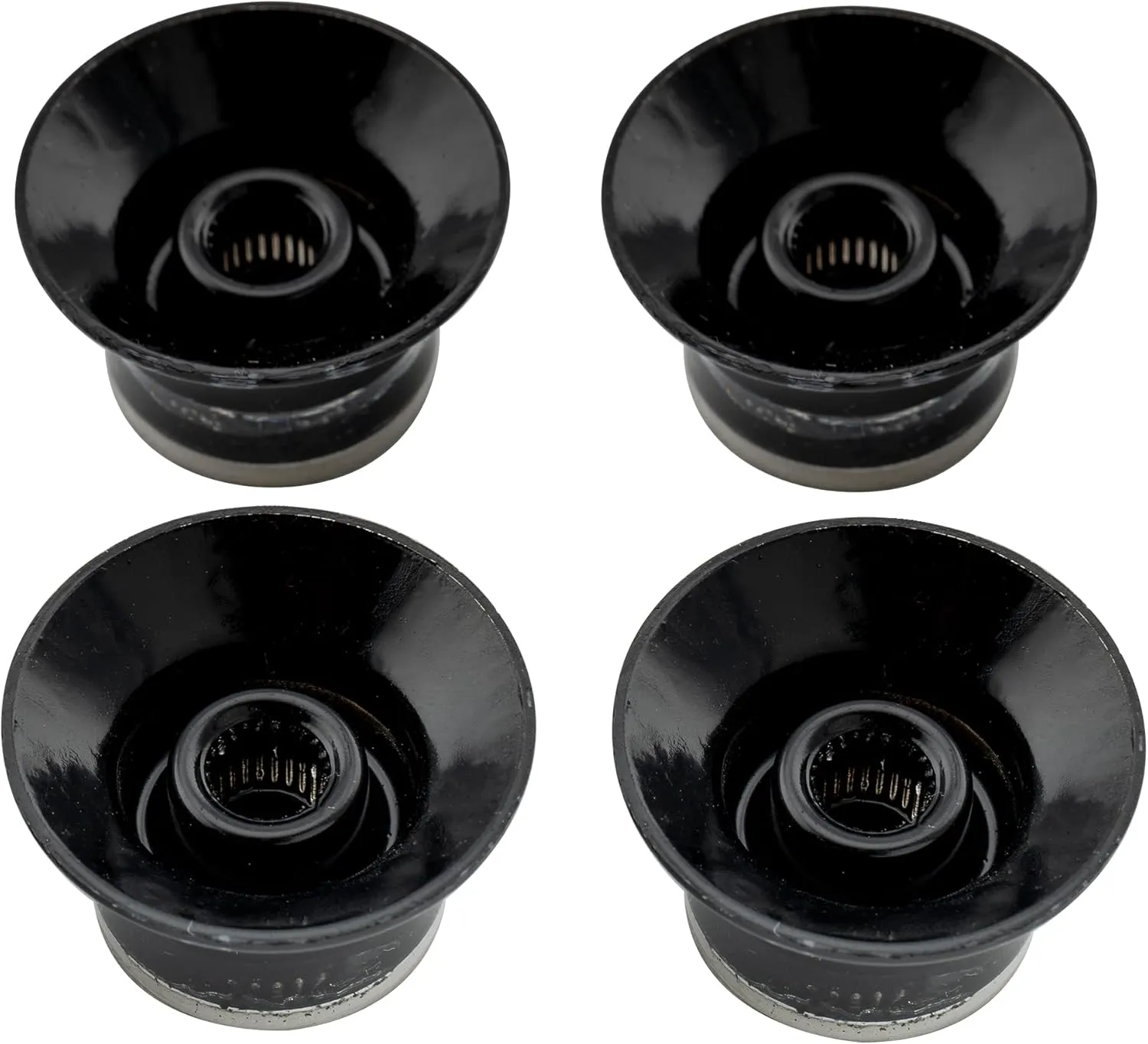 Musiclily Pro Imperial Inch Size Top Hat Bell Reflector 2 Volume 2 Tone Knobs Set for USA Les Paul SG Electric Guitar